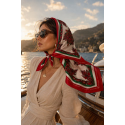 Scarf "Hungary", white