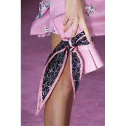 Twilly "Brand pattern" pink