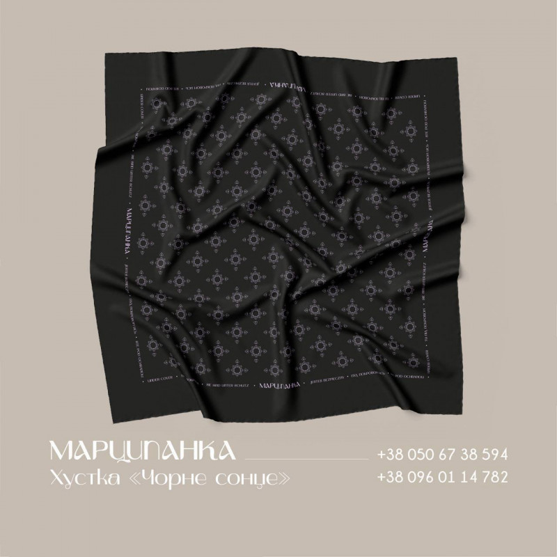 Scarf "Black Sun"